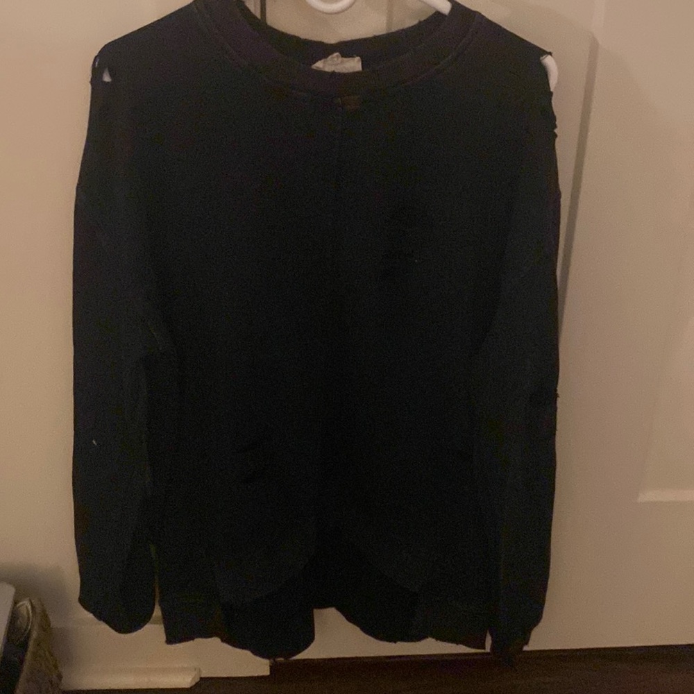 Black Crewneck Sweater, Size S